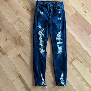 American Eagle High Rise Skinny Jeans